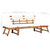Garden Bench with Cushions 2-in-1 190 cm Solid Acacia Wood