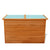 Garden Storage Box 126x72x72 cm Wood