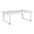 4 Piece Garden Lounge Set with Cushions Aluminium Black