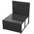 8 Piece Garden Lounge Set with Cushions Poly Rattan Black