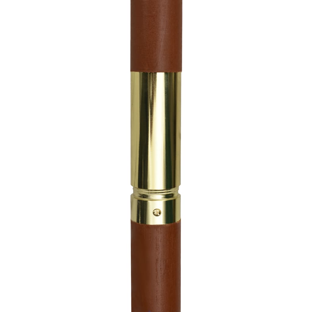 Garden Parasol 200x300 cm Wooden Pole Cream White