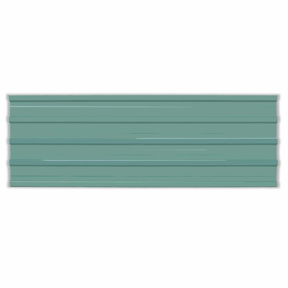 Roof Panel 12 pcs Green 129 x 45 cm Galvanised steel