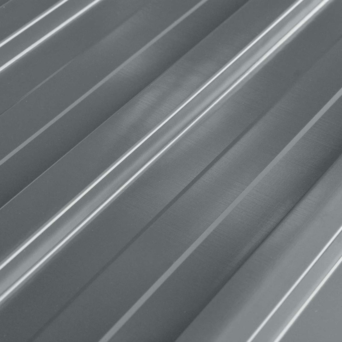 Roof Panel 12 pcs Grey 129 x 45 cm Galvanised steel