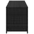 Garden Storage Box Black 150x50x60 cm Poly Rattan
