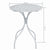 3 Piece Bistro Set Steel Greyish White