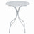 3 Piece Bistro Set Steel Greyish White