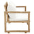 2 Seater Garden Sofa with Cushions Bamboo