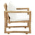 Garden Chairs 2 pcs with Cushions and Pillows Bamboo