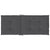 Garden Highback Chair Cushions 4 pcs Anthracite 120x50x3 cm Fabric