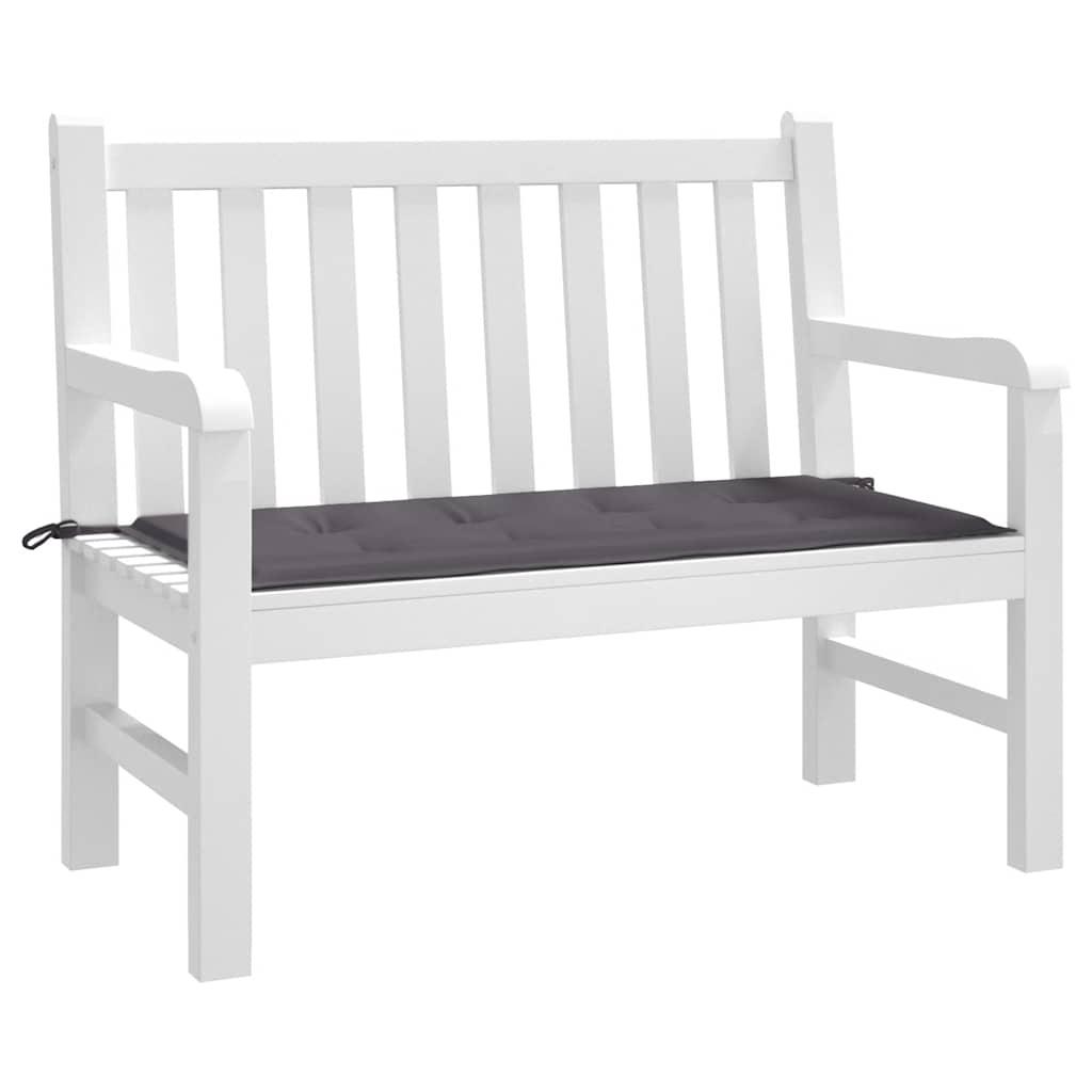 Garden Bench Cushion Anthracite 100x50x4 cm Oxford Fabric