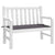 Garden Bench Cushion Anthracite 100x50x4 cm Oxford Fabric
