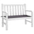 Garden Bench Cushion Anthracite 120x50x4 cm Oxford Fabric