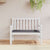 Garden Bench Cushion Anthracite 120x50x4 cm Oxford Fabric