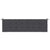 Garden Bench Cushion Anthracite 180x50x3 cm Oxford Fabric