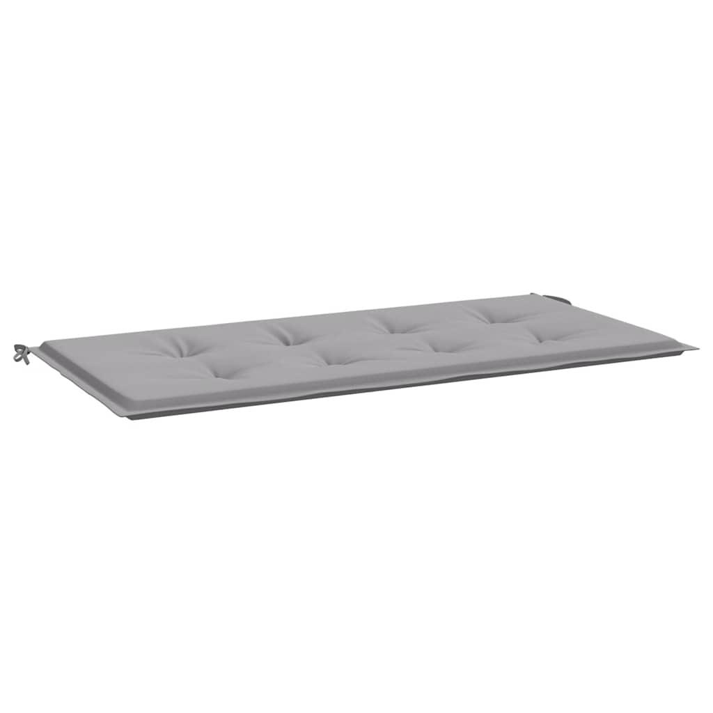 Garden Bench Cushion Grey 120x50x4 cm Oxford Fabric