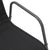 Stackable Garden Chairs 6 pcs Steel and Textilene Black