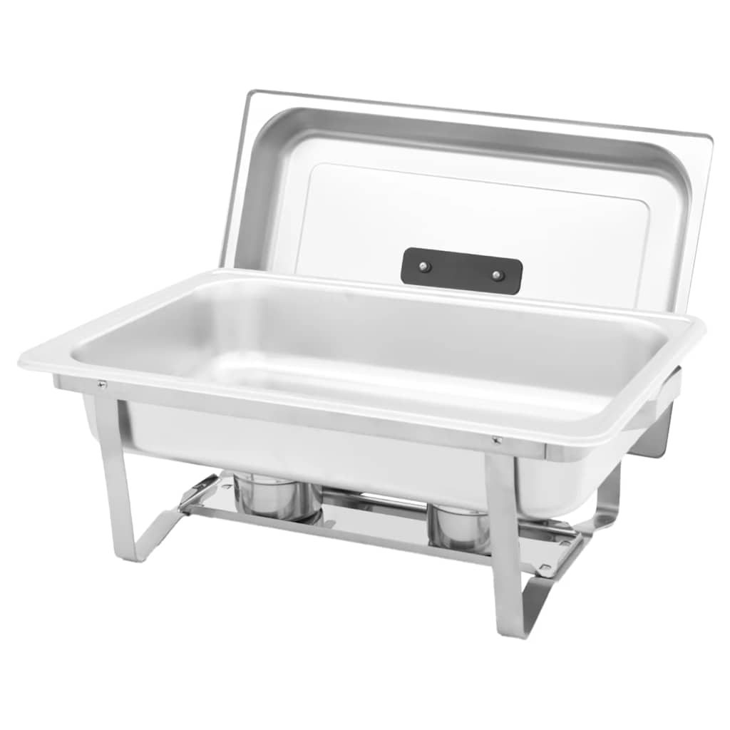 4 Piece Chafing Dish Set Stainless Steel