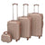 Four Piece Hardcase Trolley Set Champagne