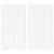 String Curtains 2 pcs 140x250 cm White