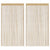 String Curtains 2 pcs 140x250 cm Beige