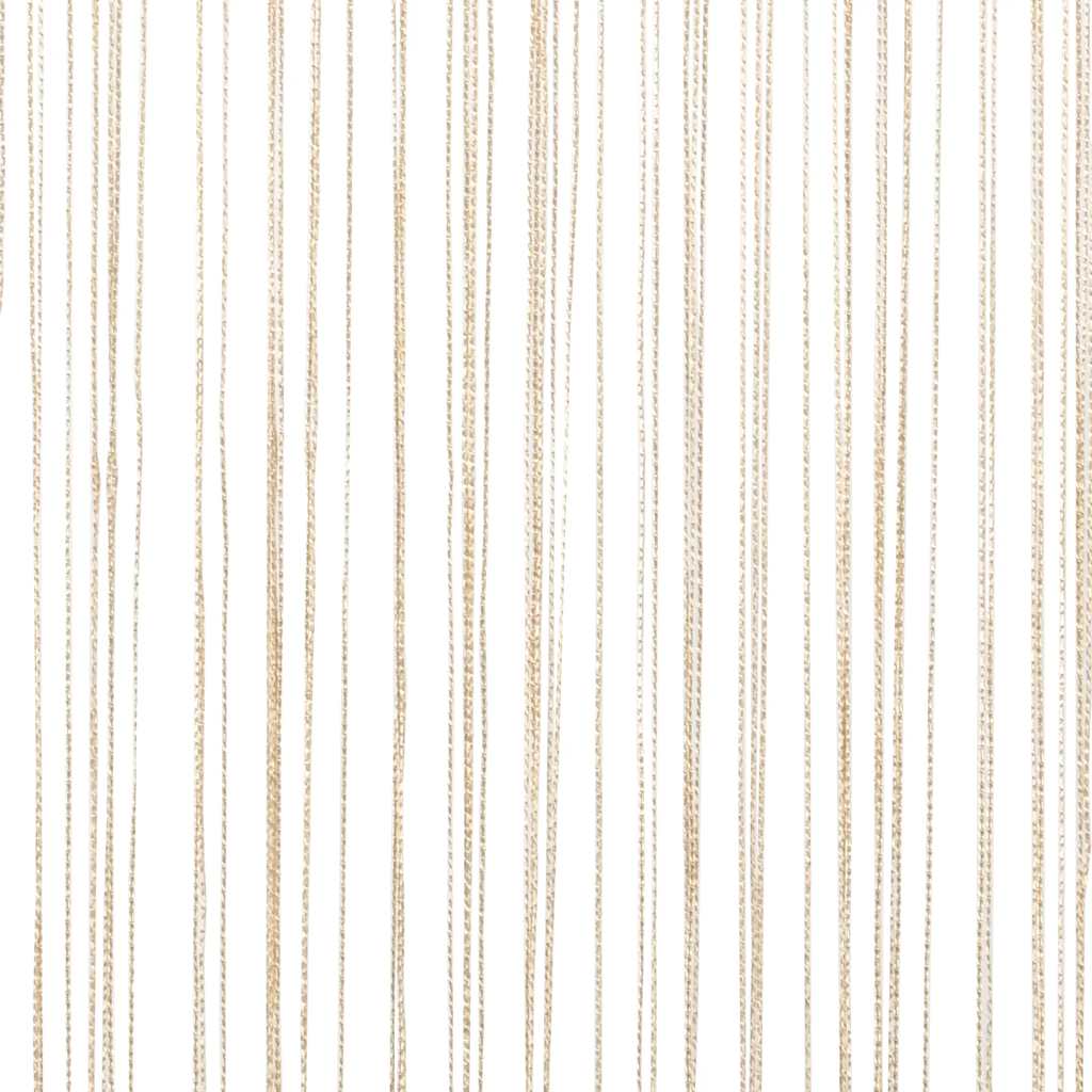 String Curtains 2 pcs 140x250 cm Beige