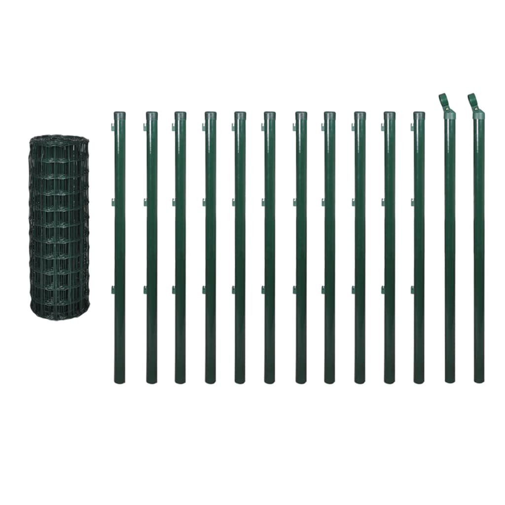 Euro Fence Steel 25x1 m Green