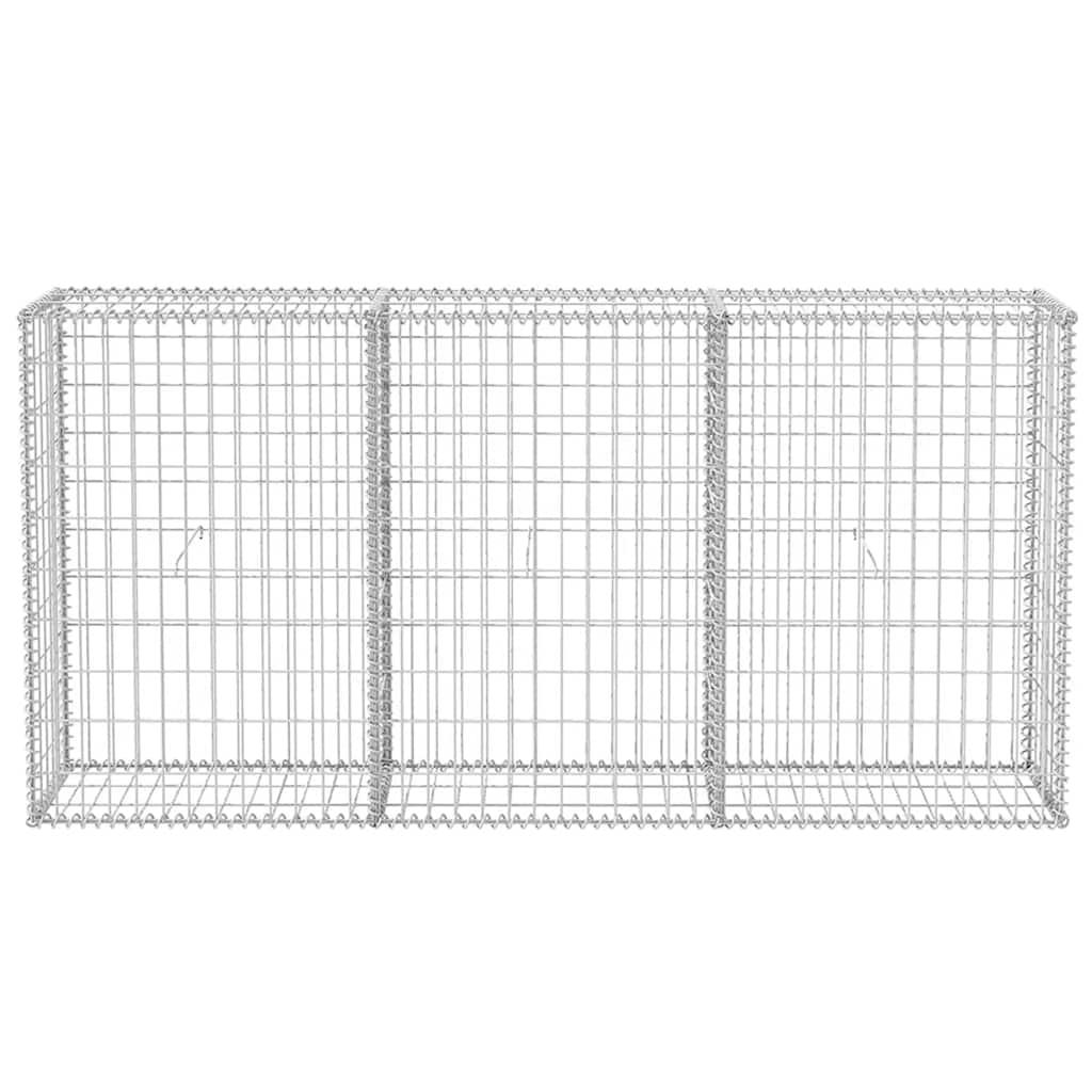Gabion Basket Galvanised Steel 200x30x100 cm