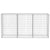 Gabion Basket Galvanised Steel 200x30x100 cm