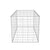 Gabion Basket Galvanised Steel 100x50x50 cm