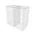 Gabion Basket Galvanised Steel 100x50x100 cm