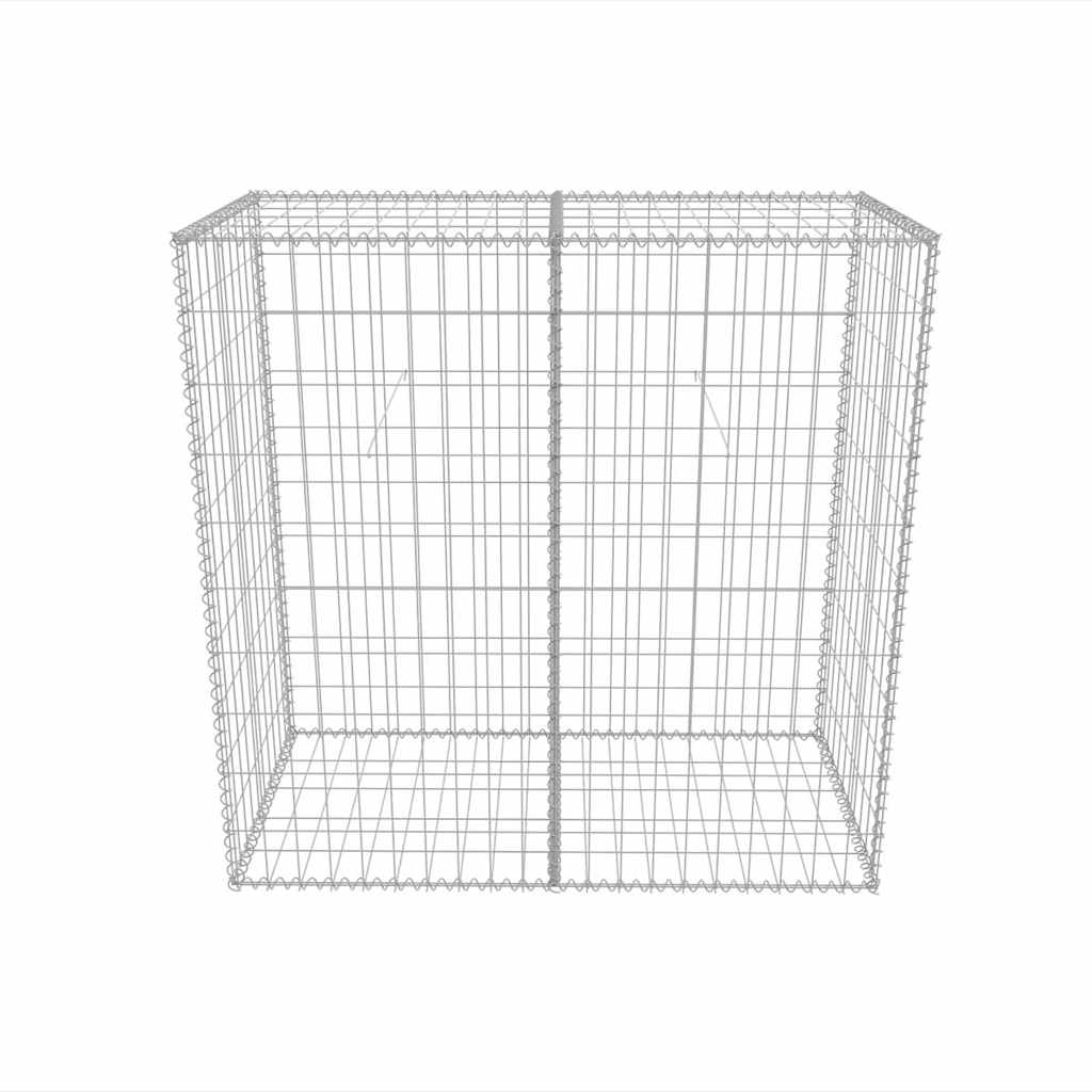 Gabion Basket Galvanised Steel 100x50x100 cm