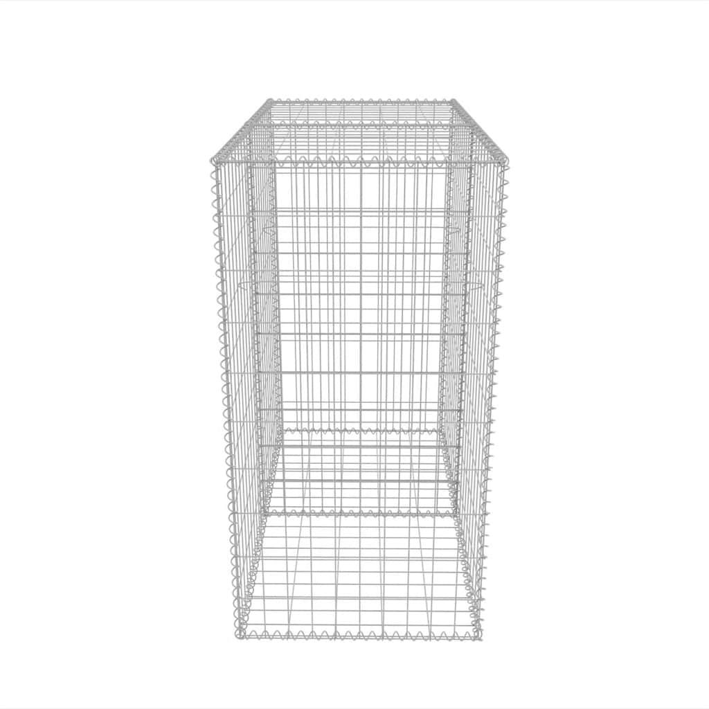 Gabion Basket Galvanised Steel 100x50x100 cm