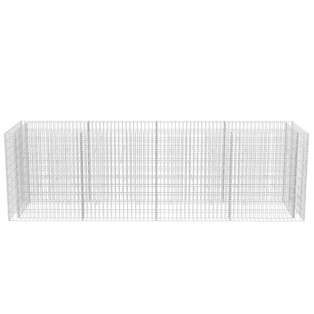 Gabion Raised Bed Steel 360x90x100 cm