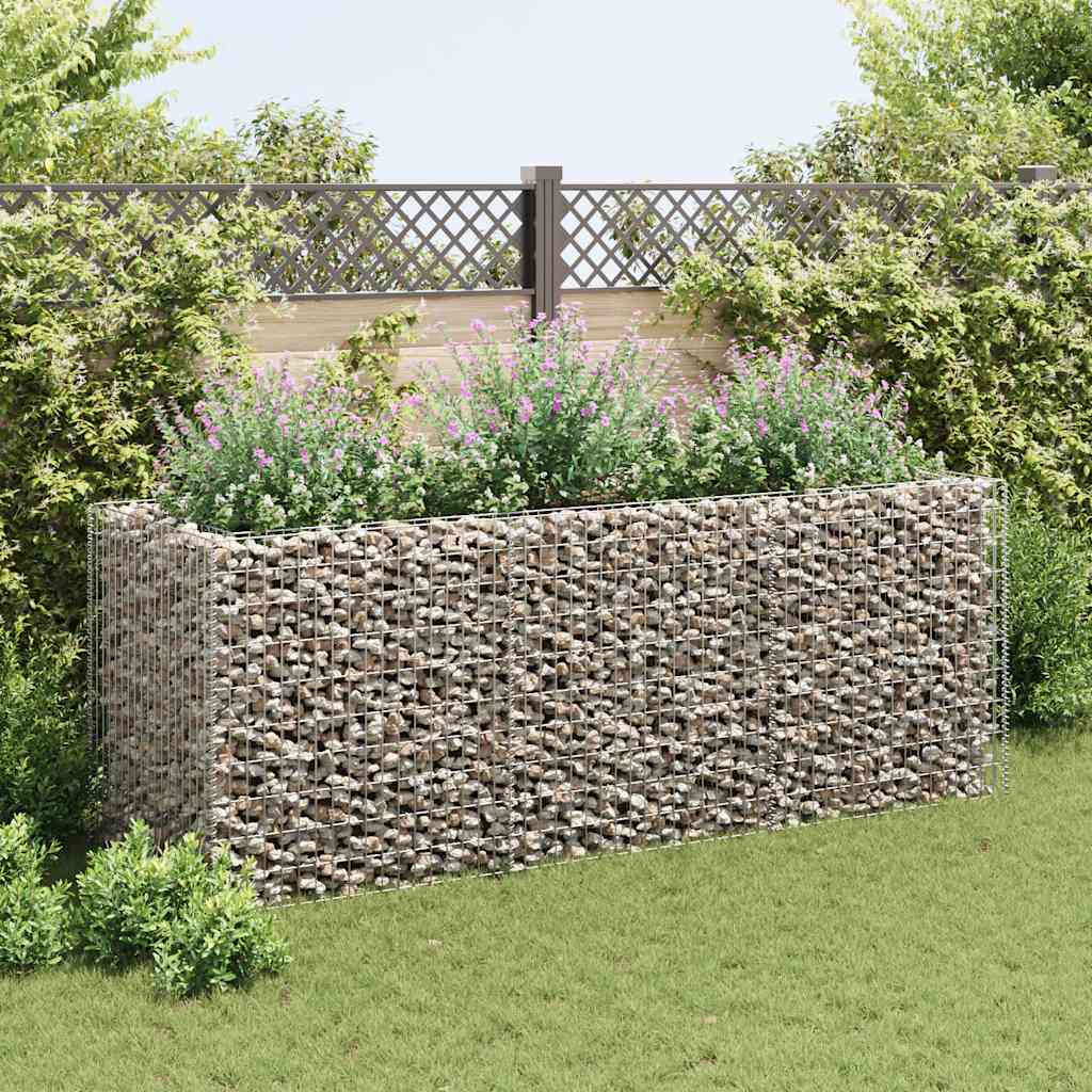 Gabion Raised Bed Steel 270x90x100 cm