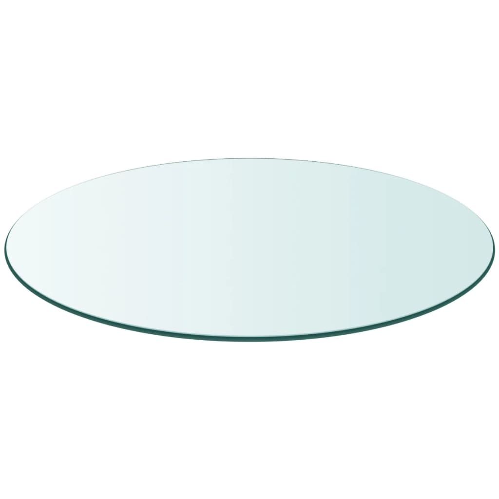 Table Top Tempered Glass Round 400 mm