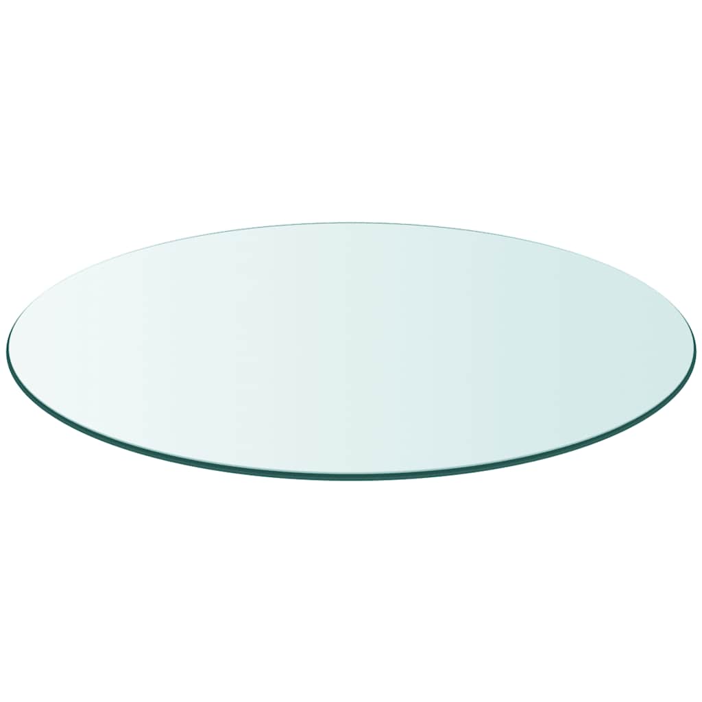 Table Top Tempered Glass Round 80 cm