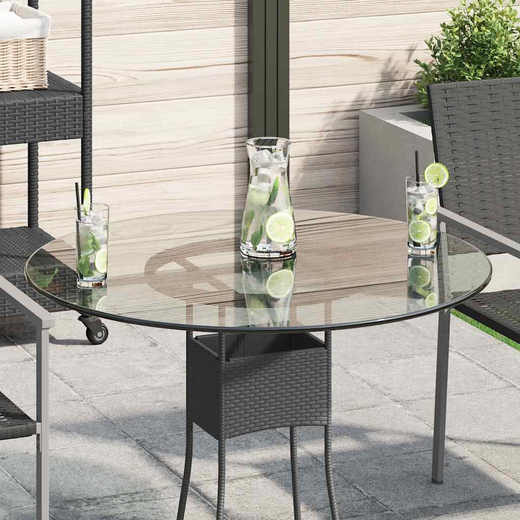Table Top Tempered Glass Round 80 cm