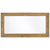 Wall Mirror Baroque Style 100x50 cm Gold