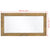 Wall Mirror Baroque Style 100x50 cm Gold