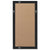 Wall Mirror Baroque Style 100x50 cm Black