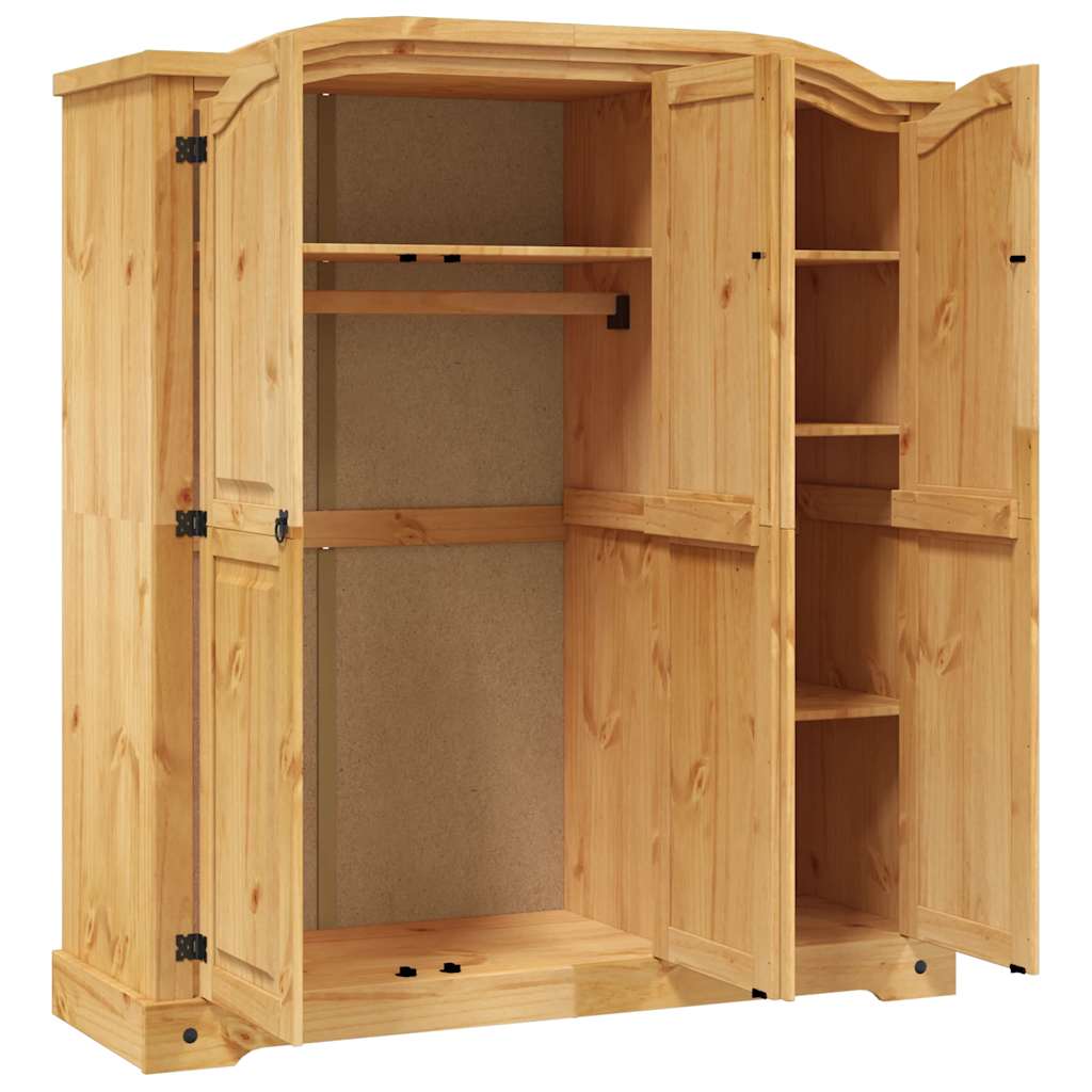 Wardrobe Mexican Pine Corona Range 3 Doors