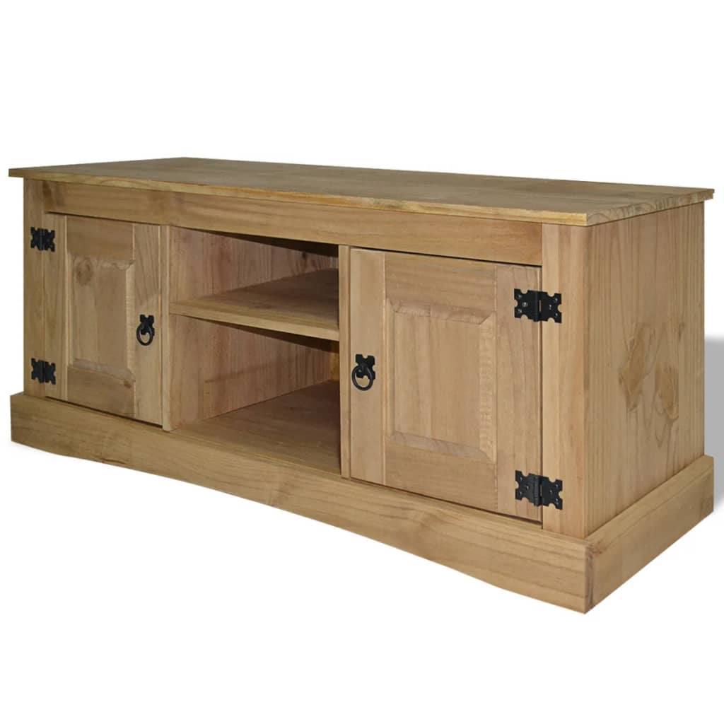 TV Cabinet Mexican Pine Corona Range 120x40x52 cm