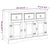 Sideboard Solid Mexican Pinewood Corona Range 132x43x78 cm