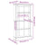 4-Tier Bookcase Mexican Pine Corona Range 80x29x150 cm