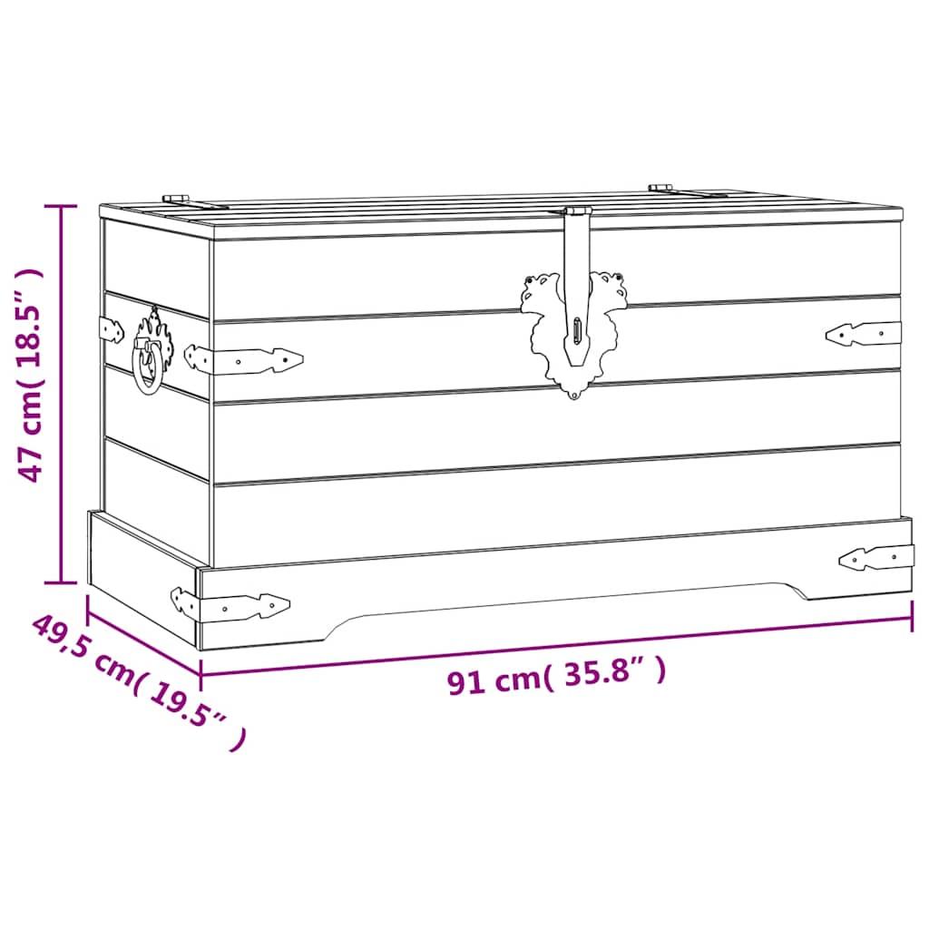 Storage Chest Mexican Pine Corona Range 91x49.5x47 cm