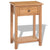 Console Table 50x32x75 cm Solid Oak Wood