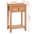 Console Table 50x32x75 cm Solid Oak Wood