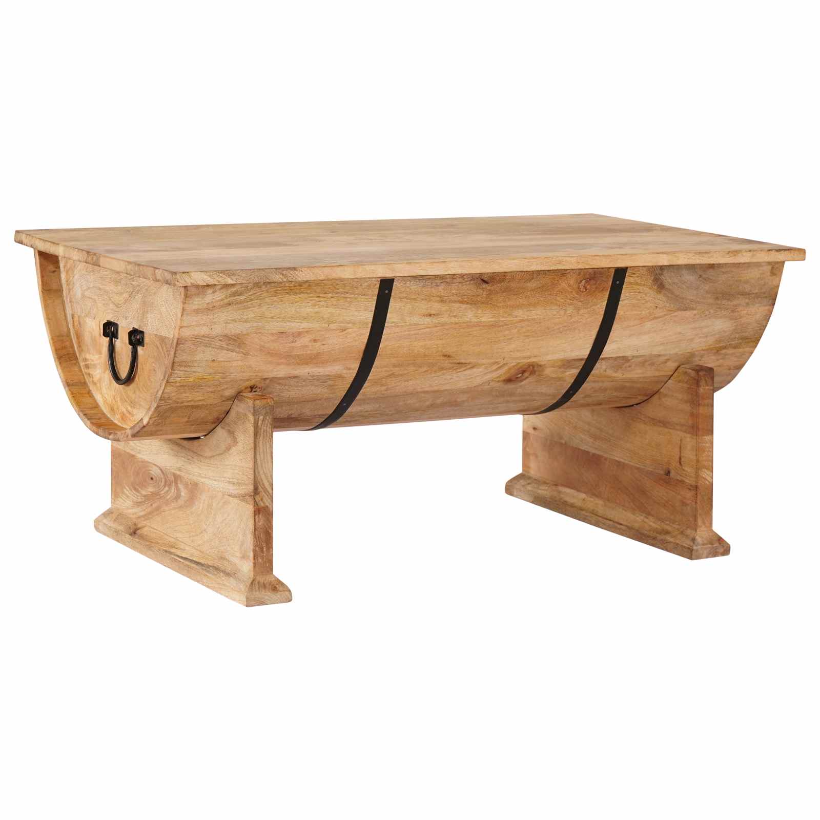 Coffee Table Solid Mango Wood 88x50x40 cm