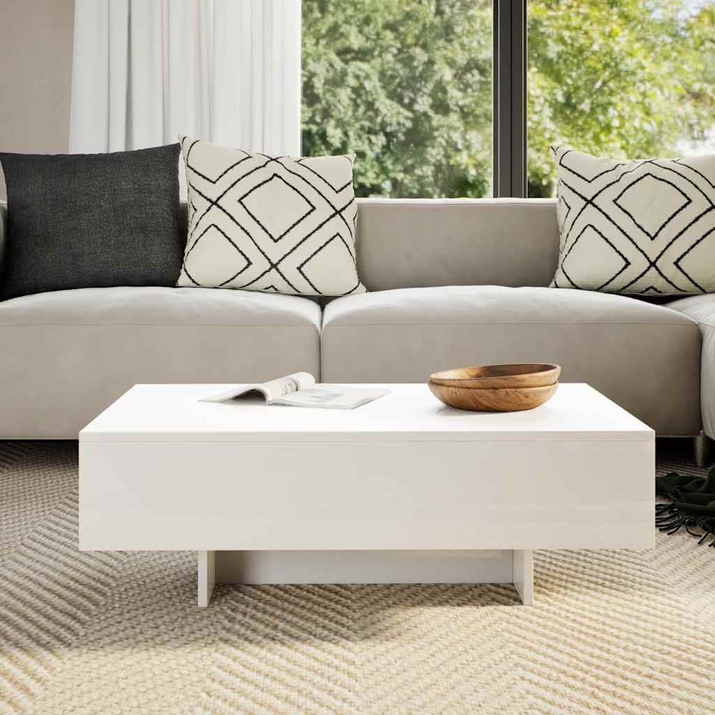 Coffee Table High Gloss White