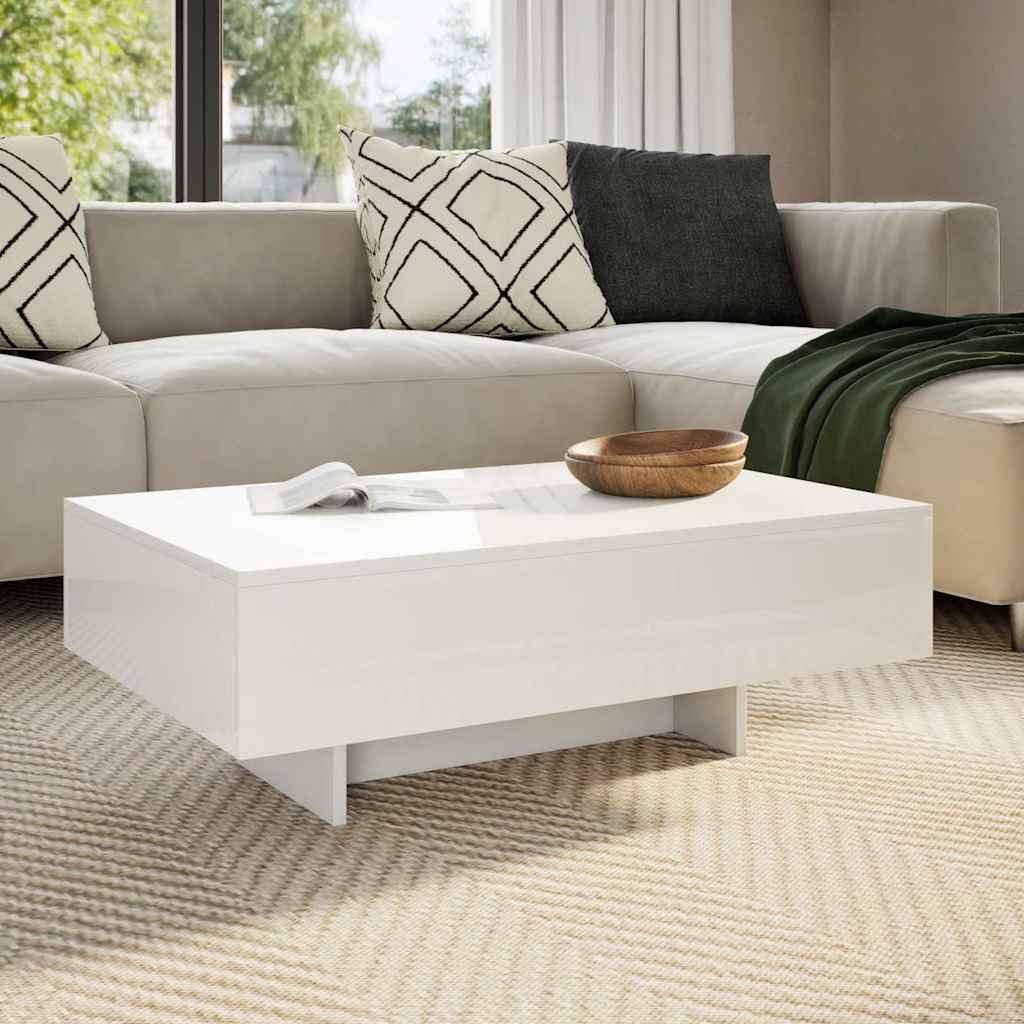 Coffee Table High Gloss White